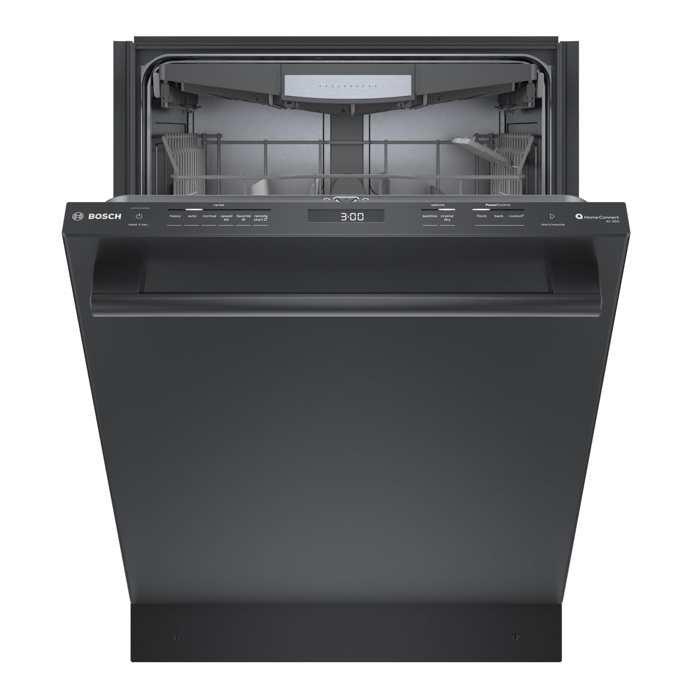 Bosch 800 Series Smart Dishwasher with CrystalDry and Third Rack