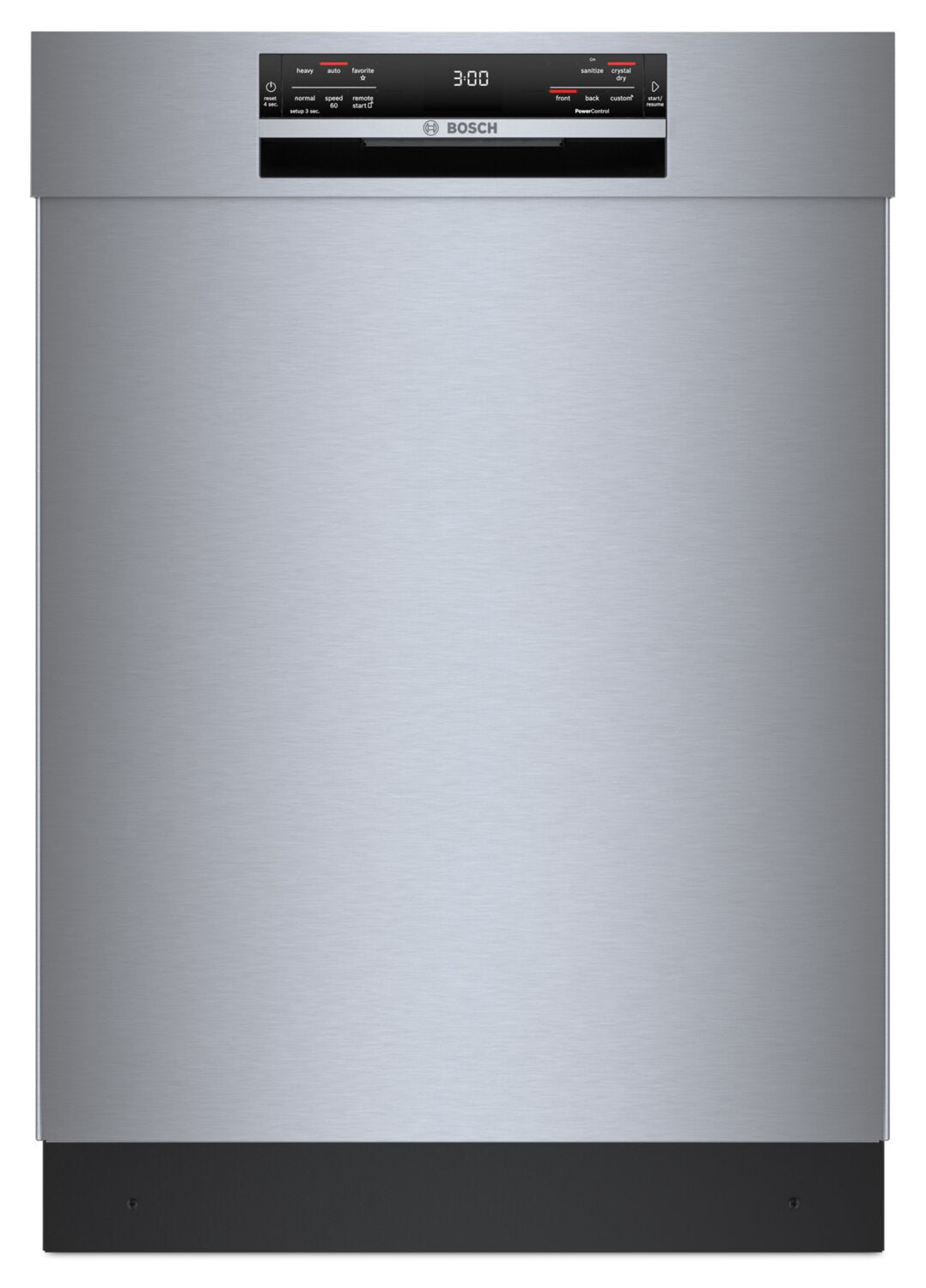 Bosch 800 Series Smart Dishwasher with CrystalDry and Third Rack