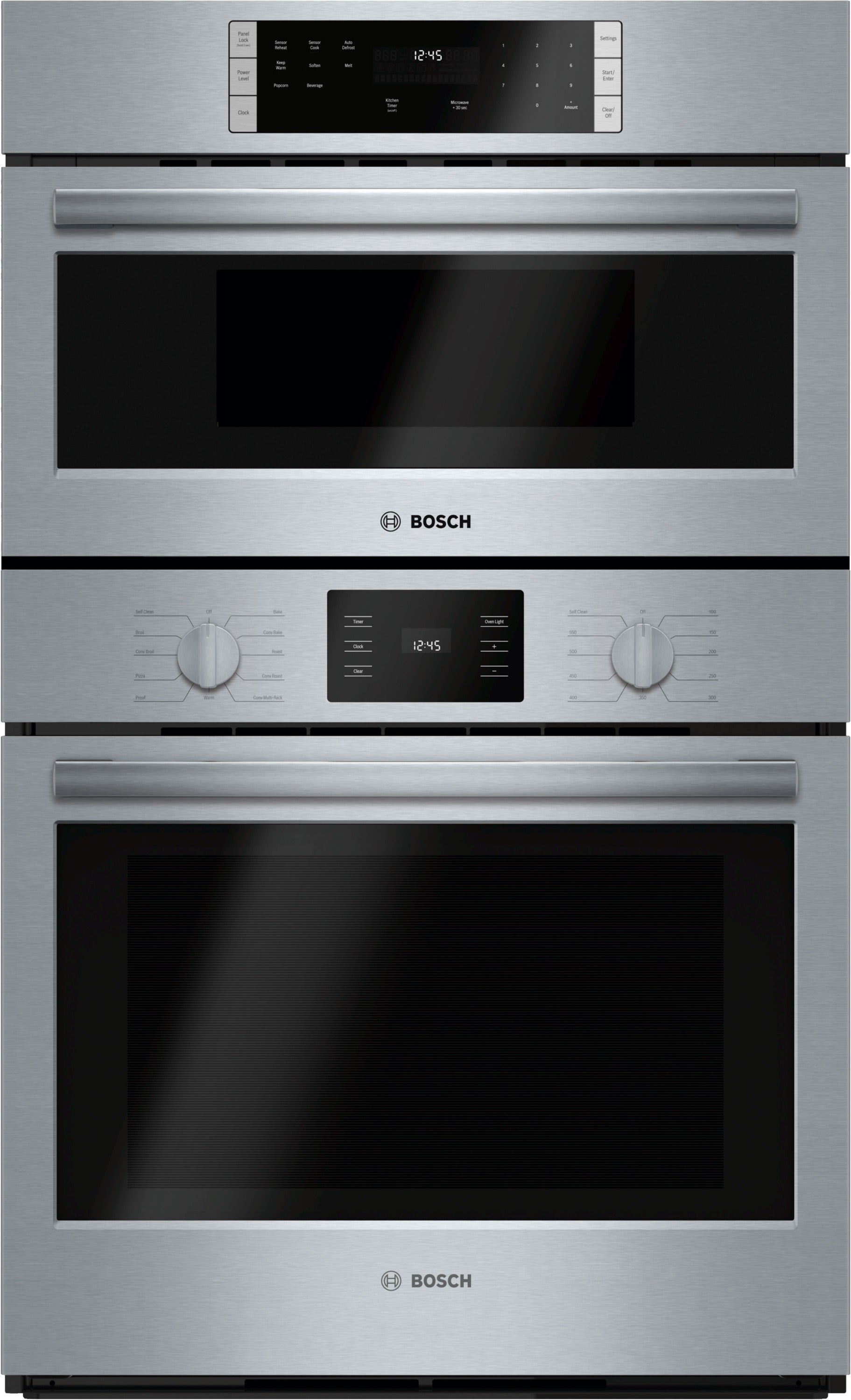 Bosch Stainless Steel 500 Series 30 Inch Built In Microwave