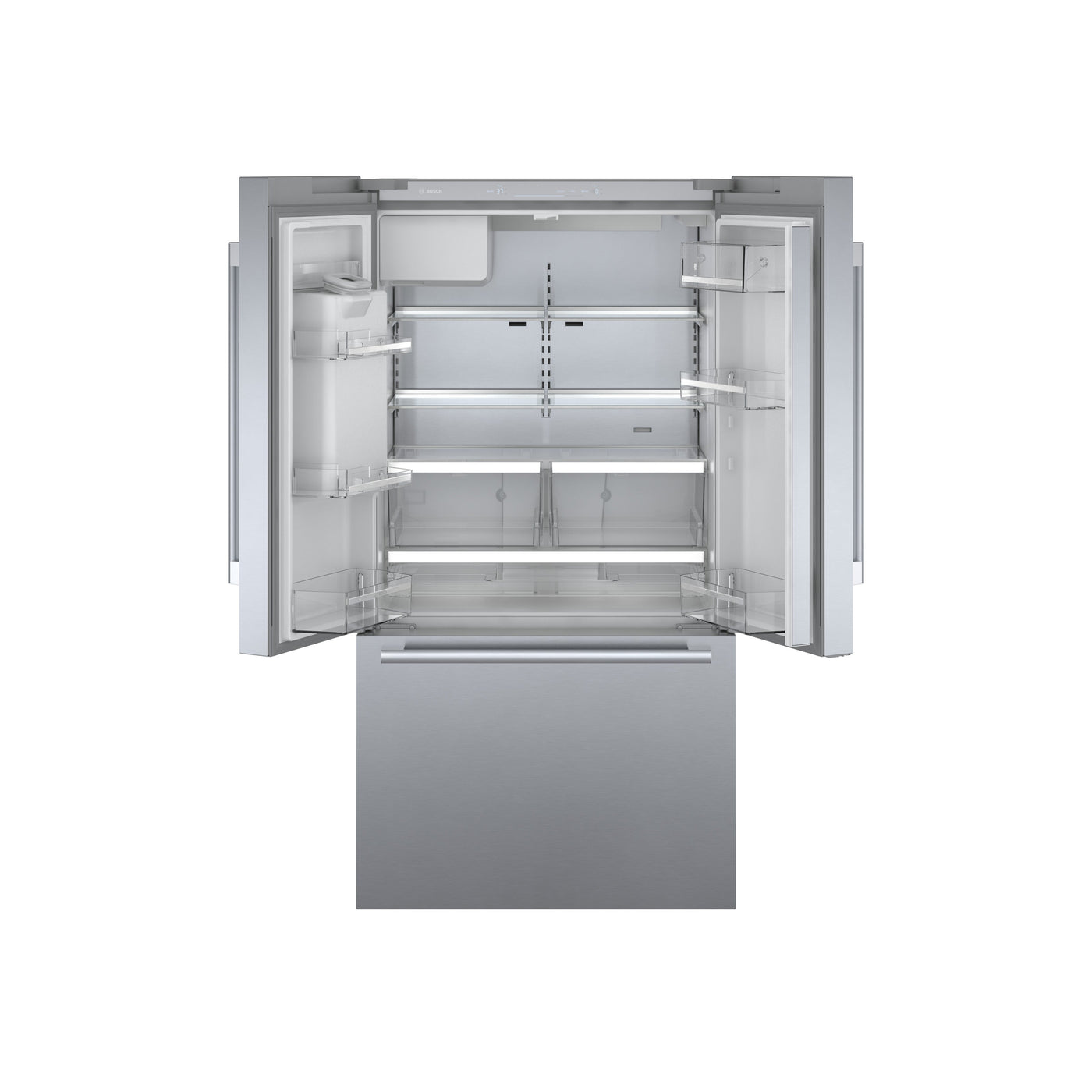 Bosch Stainless Steel Counter Depth French Door Refrigerator 21.6