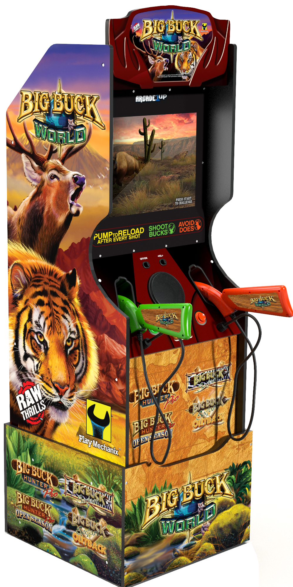Arcade1Up Big Buck World™ Arcade Cabinet with Riser | Furniture.ca