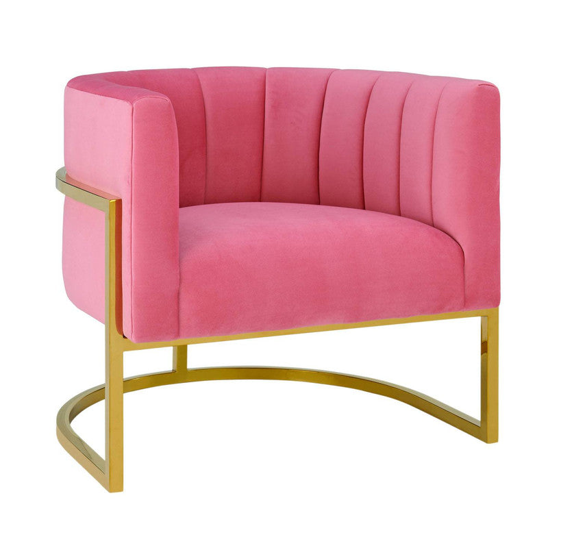 Rose gold accent online chair