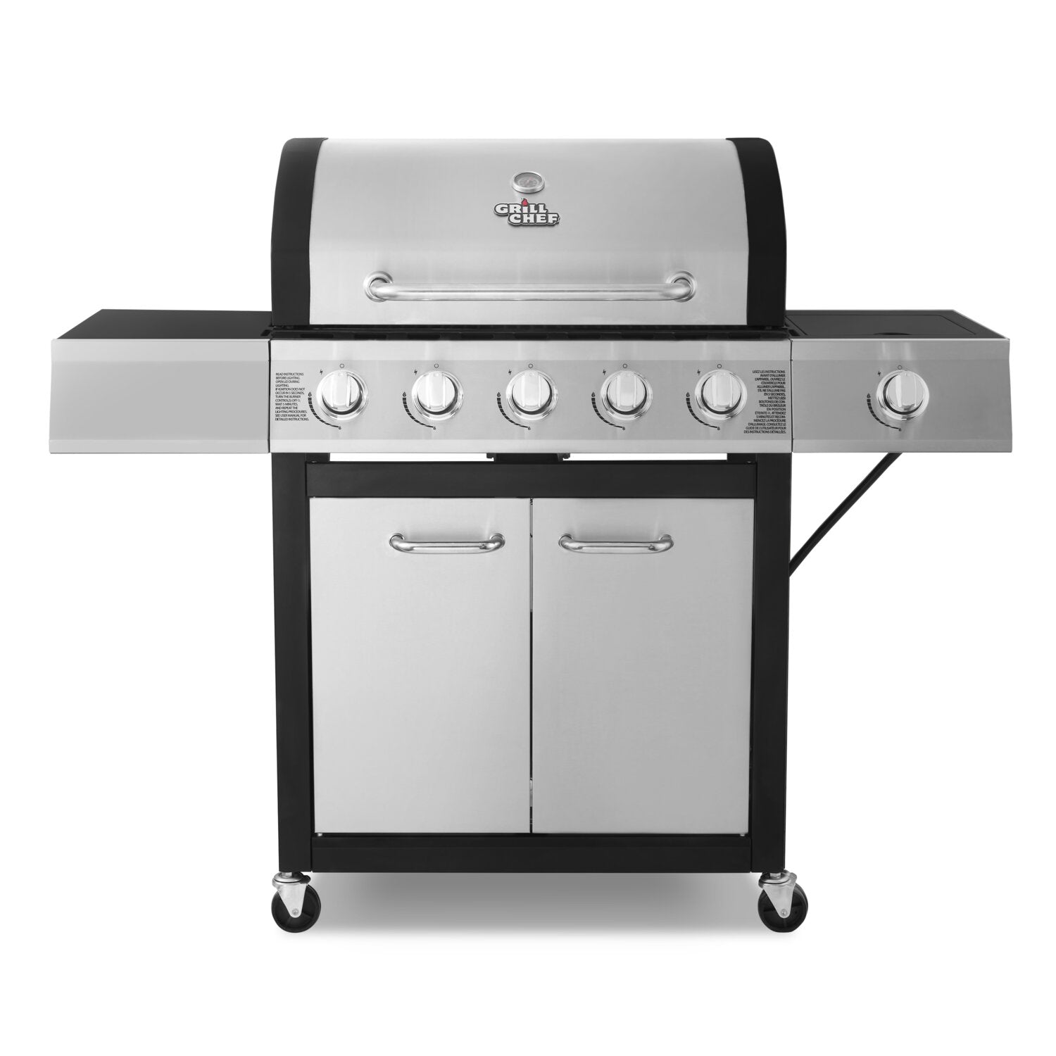 Grill Chef 72 000 BTU Propane Gas Barbecue GCB511SSP Furniture.ca