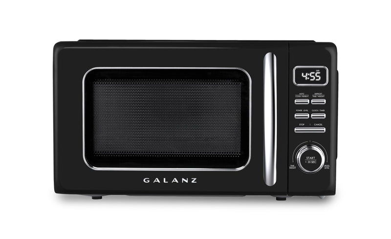 Galanz Retro microwave design 0.7-cu ft 700-Watt Countertop Microwave (Milk  Shake White) in the Countertop Microwaves department at